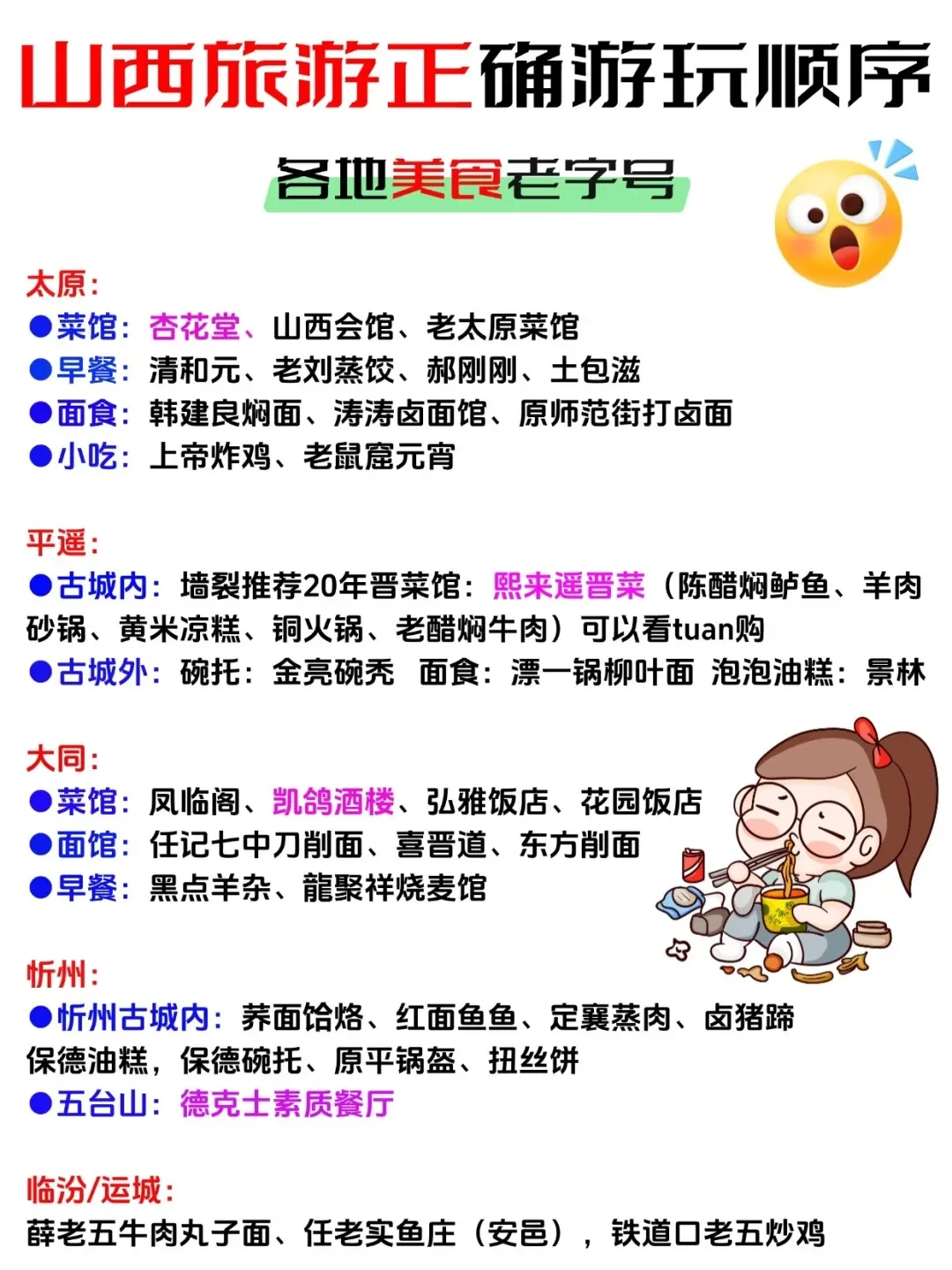 3-4月来山西的姐妹必看！保姆级路线攻略