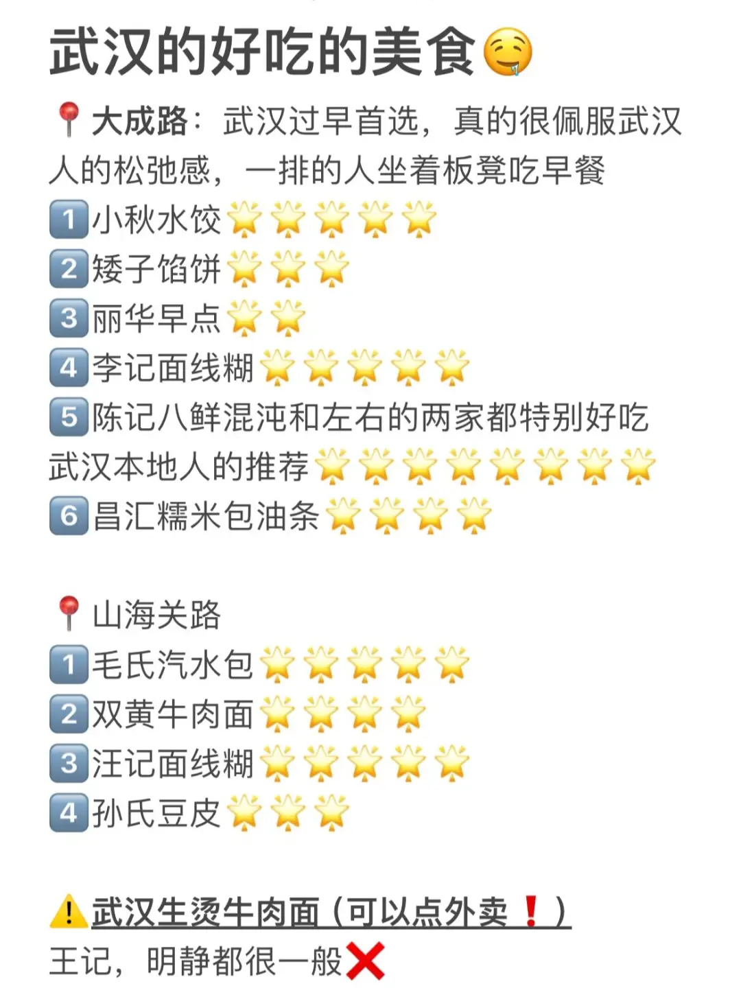 话虽然难听！但确实是武汉旅游后的真实感受…