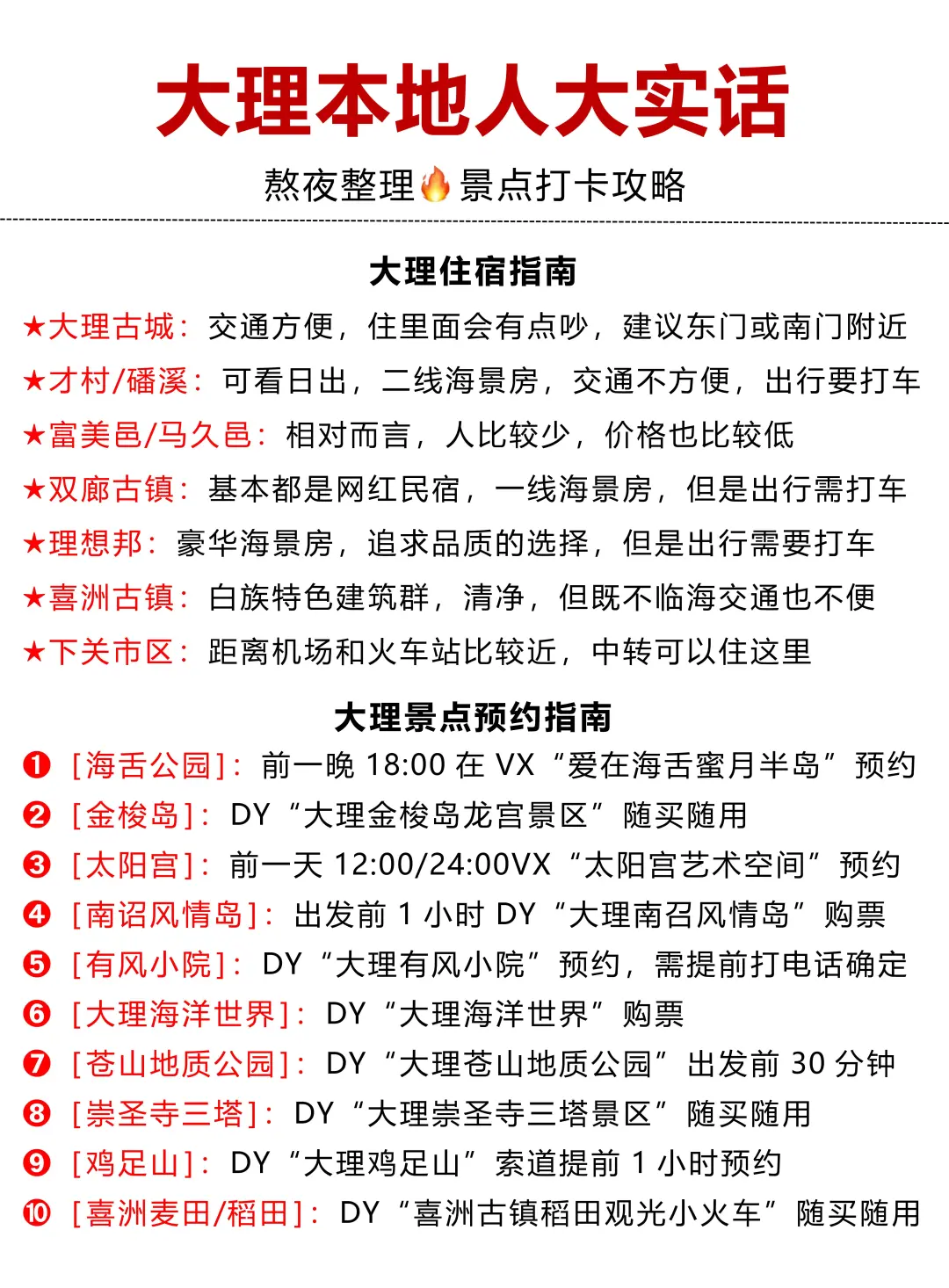 去大理前，听点不一样的大实话吧…