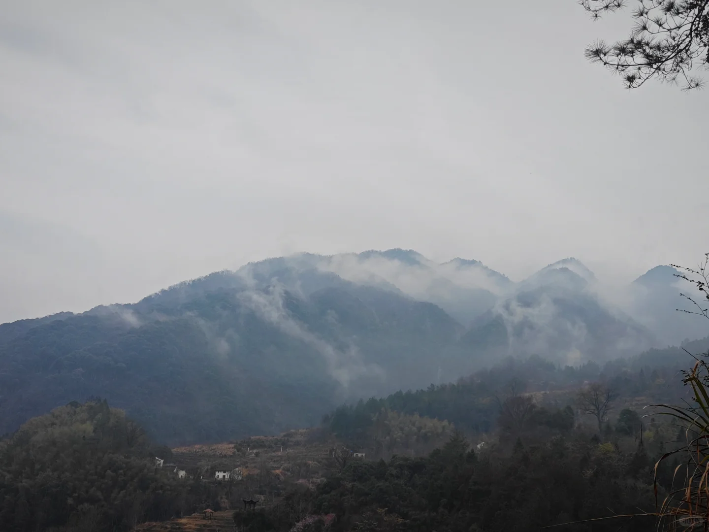 避雷牯牛降，石台县