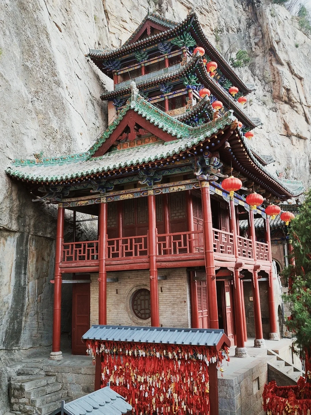 【娲皇宫】九链悬空，超越悬空寺的建筑奇迹