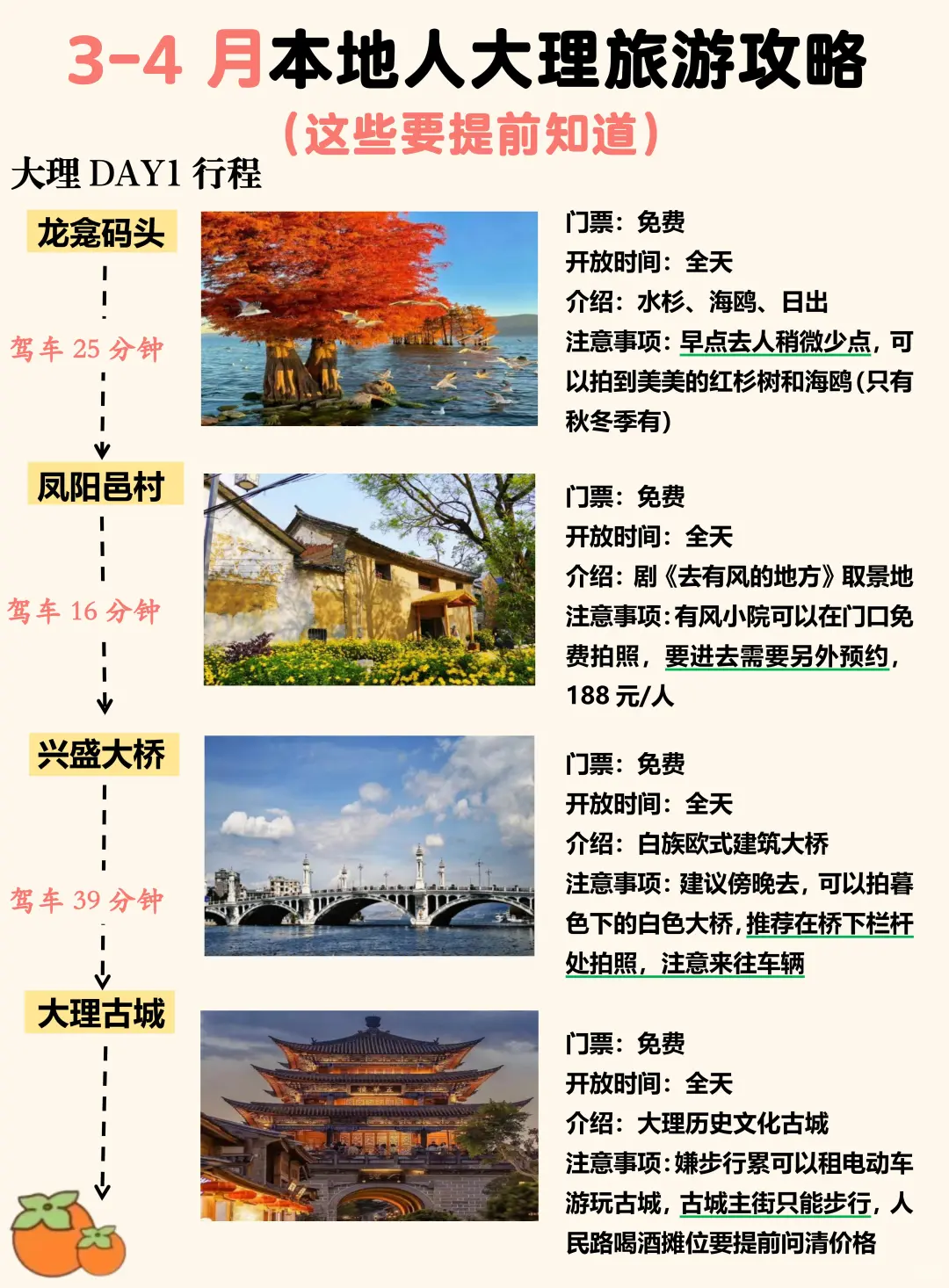 3-4月的大理会惩罚每个不做攻略的人！！！