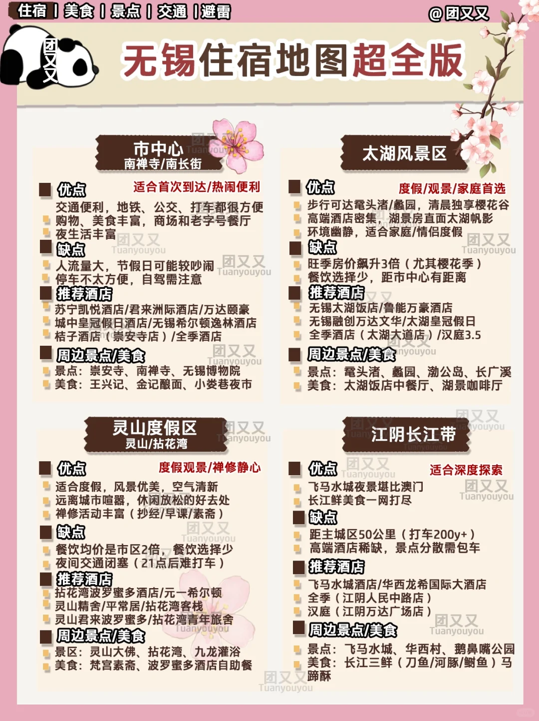 无锡🌸超细+避雷‼️3天2晚旅游攻略（赏花版
