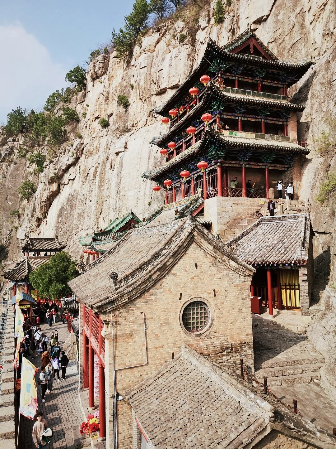 【娲皇宫】九链悬空，超越悬空寺的建筑奇迹