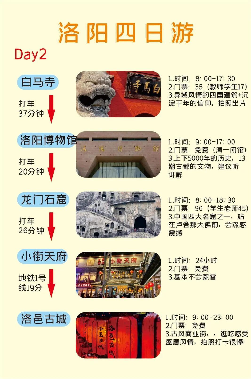 洛阳四日游保姆级攻略🔥