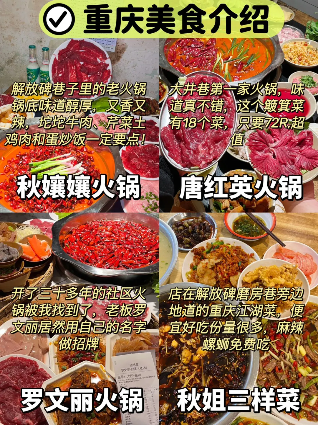 重庆各区景点分布来啦🥰做好笔记