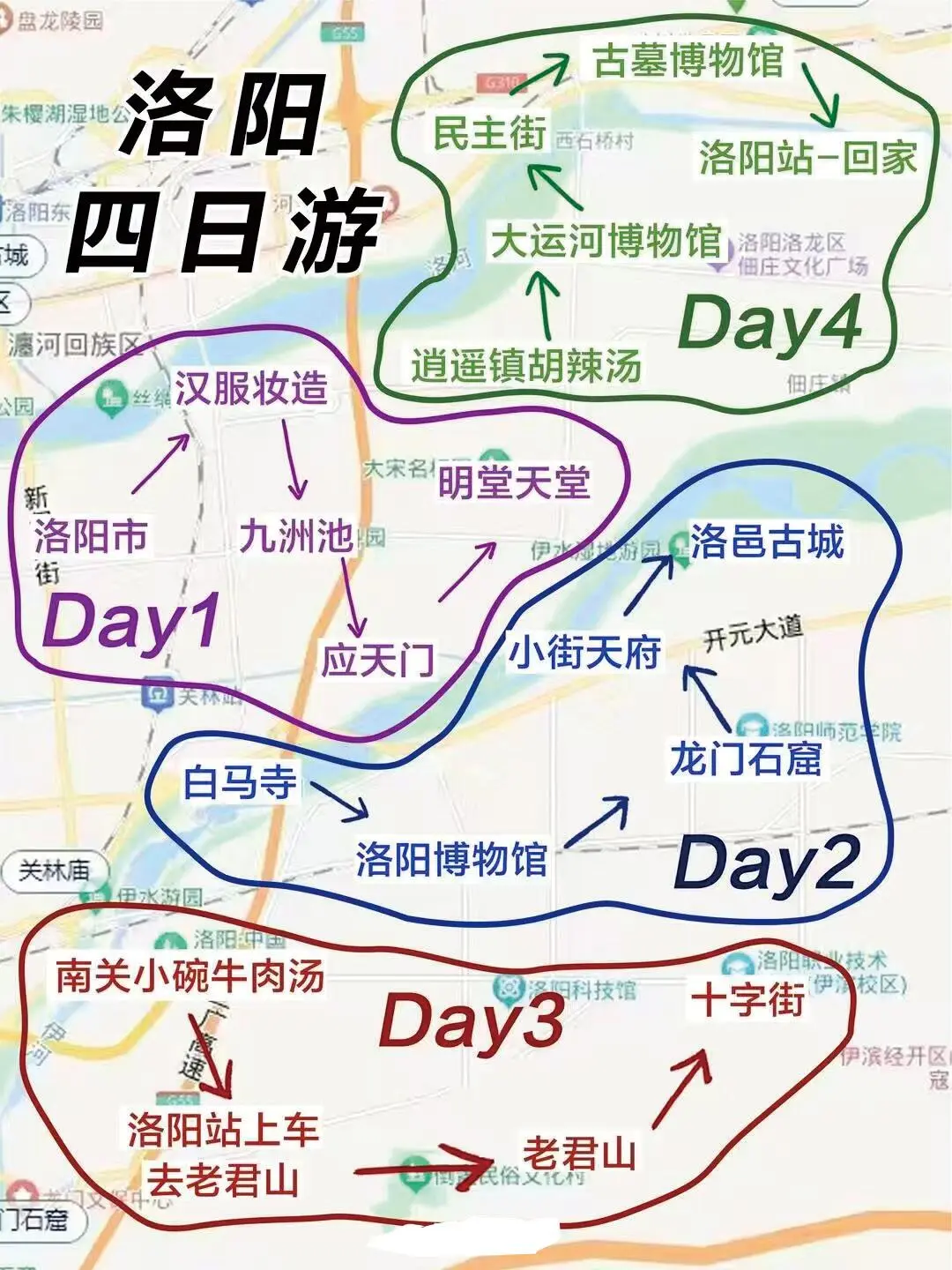 洛阳四日游保姆级攻略🔥