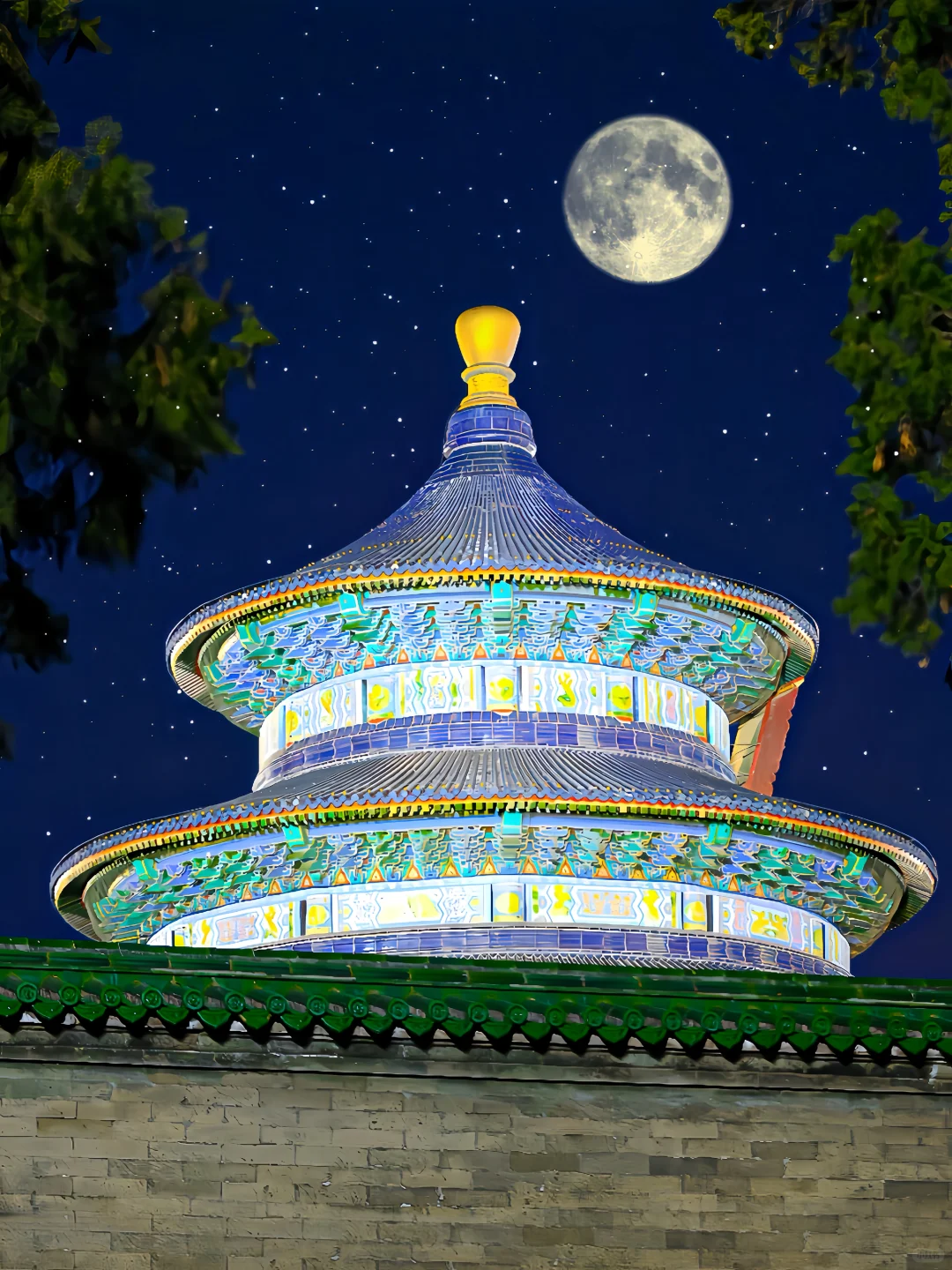在北京，一定一定要看一次天坛夜景！！！