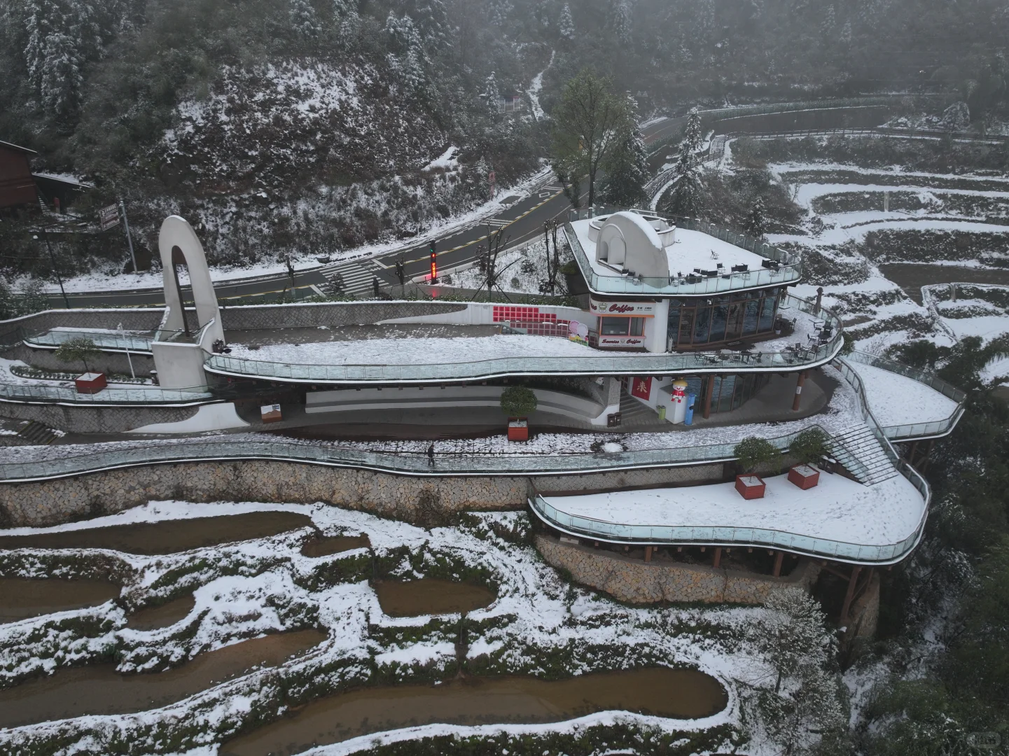 2025年春天的第一场雪❄️就在昨天！