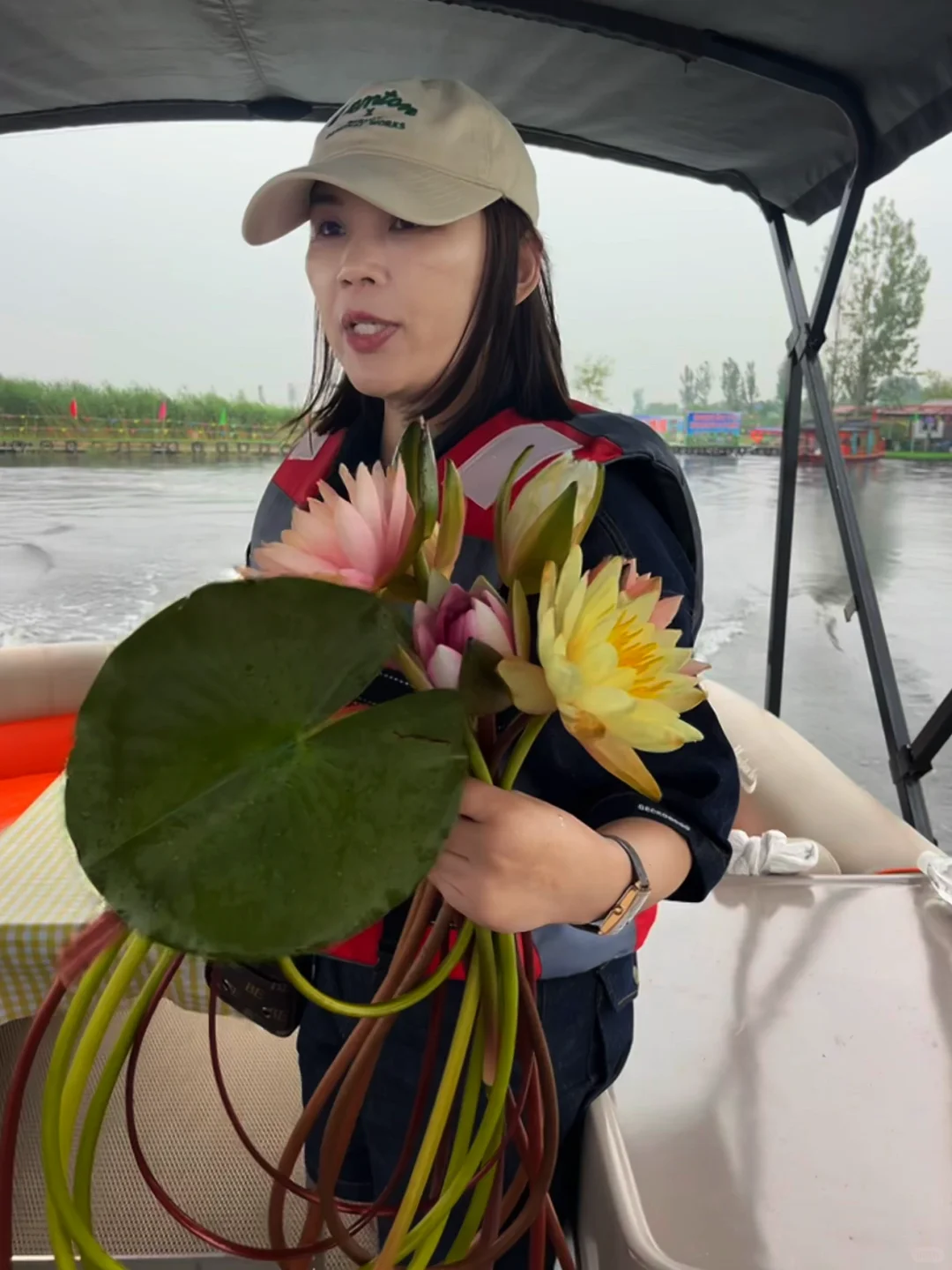 第一次来白洋淀🌅夕阳美景尽收眼底～美翻啦