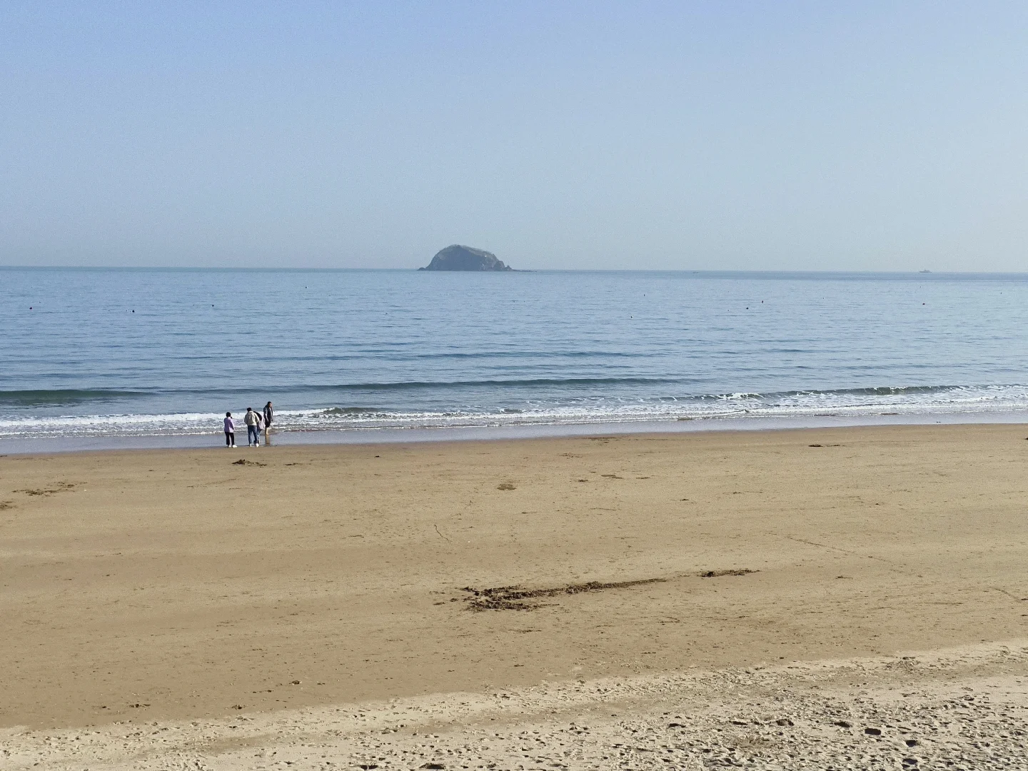 东麦窑村外面的景观路上