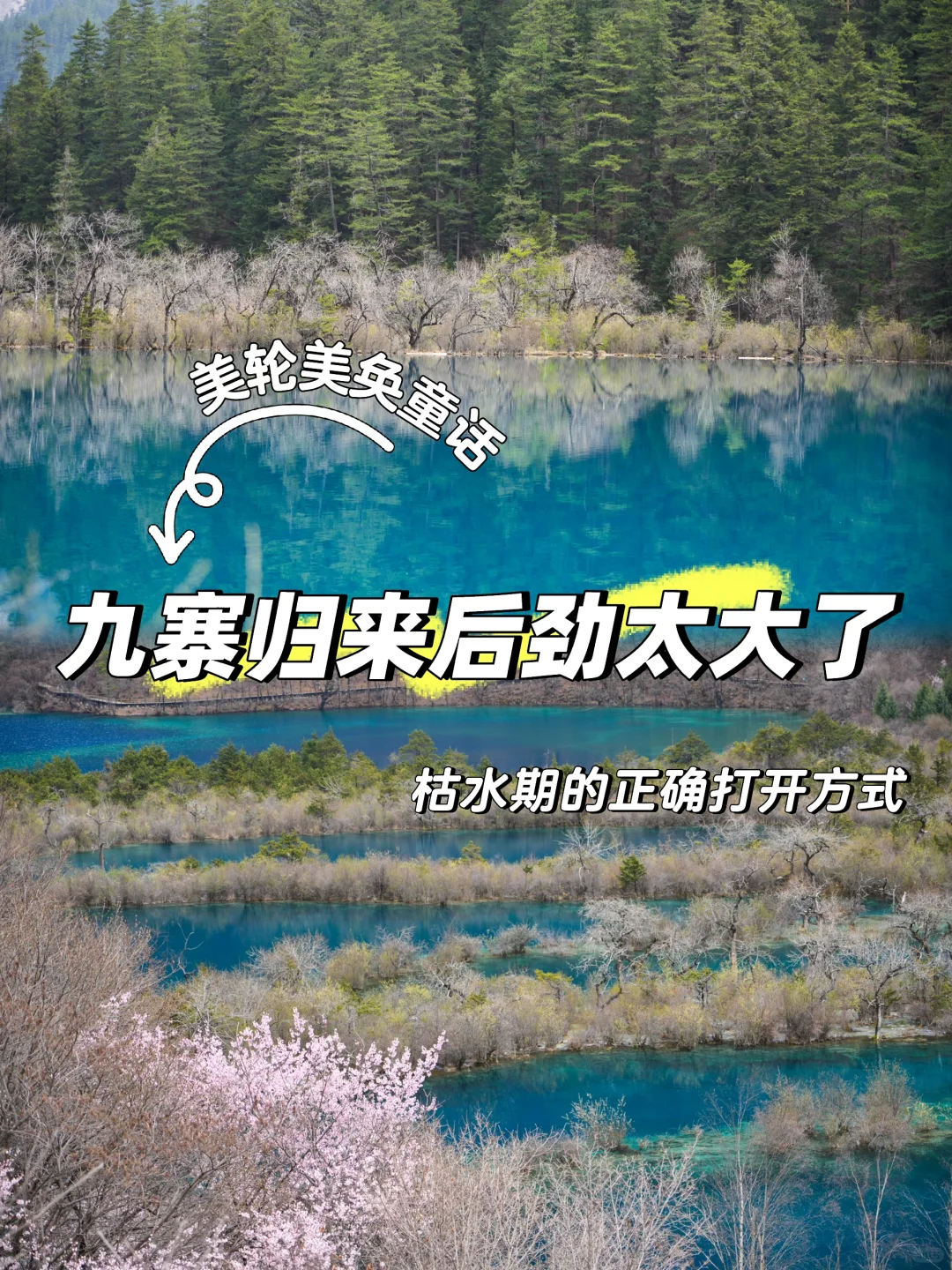 枯水期的九寨沟就这样玩