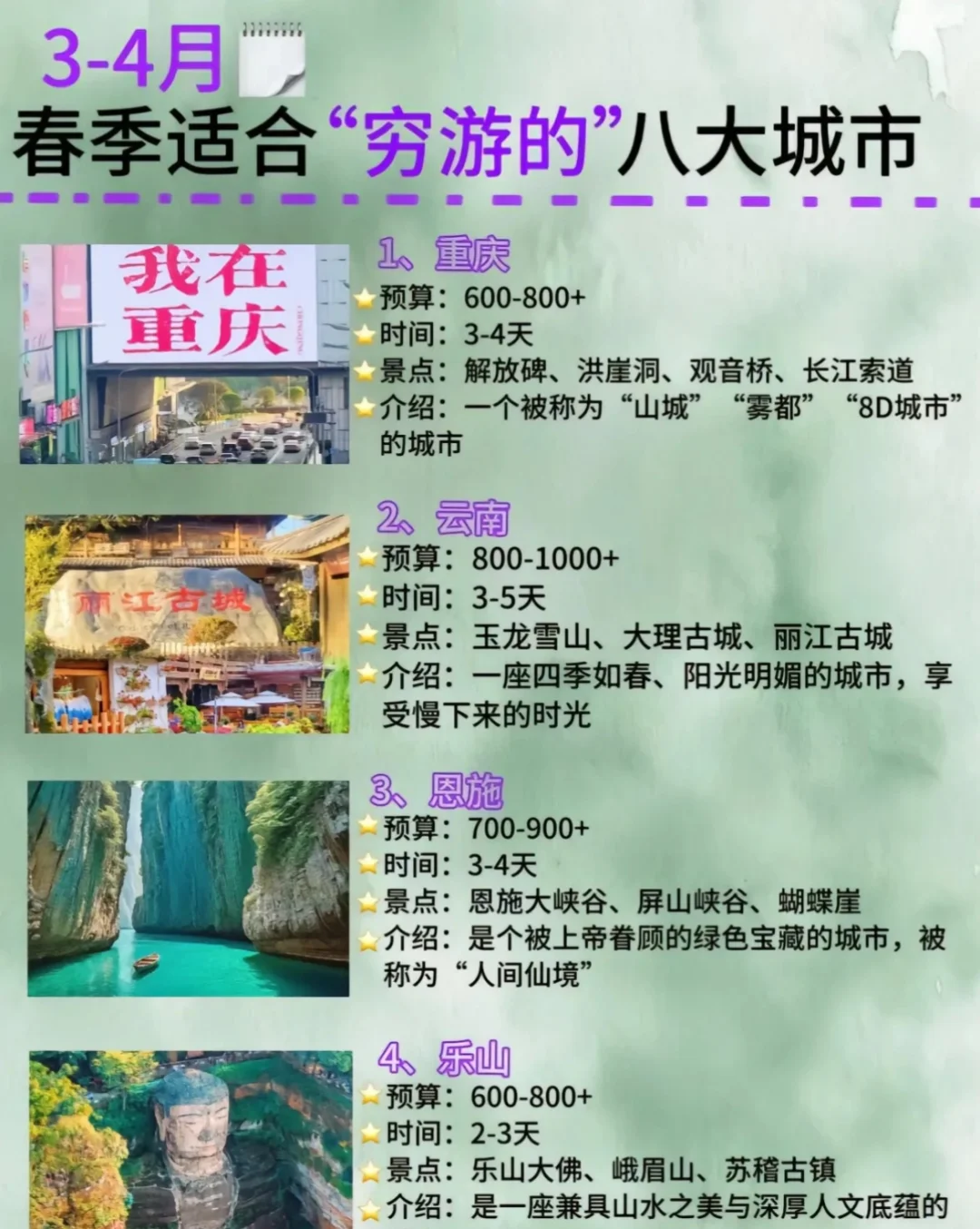 4月去哪旅游