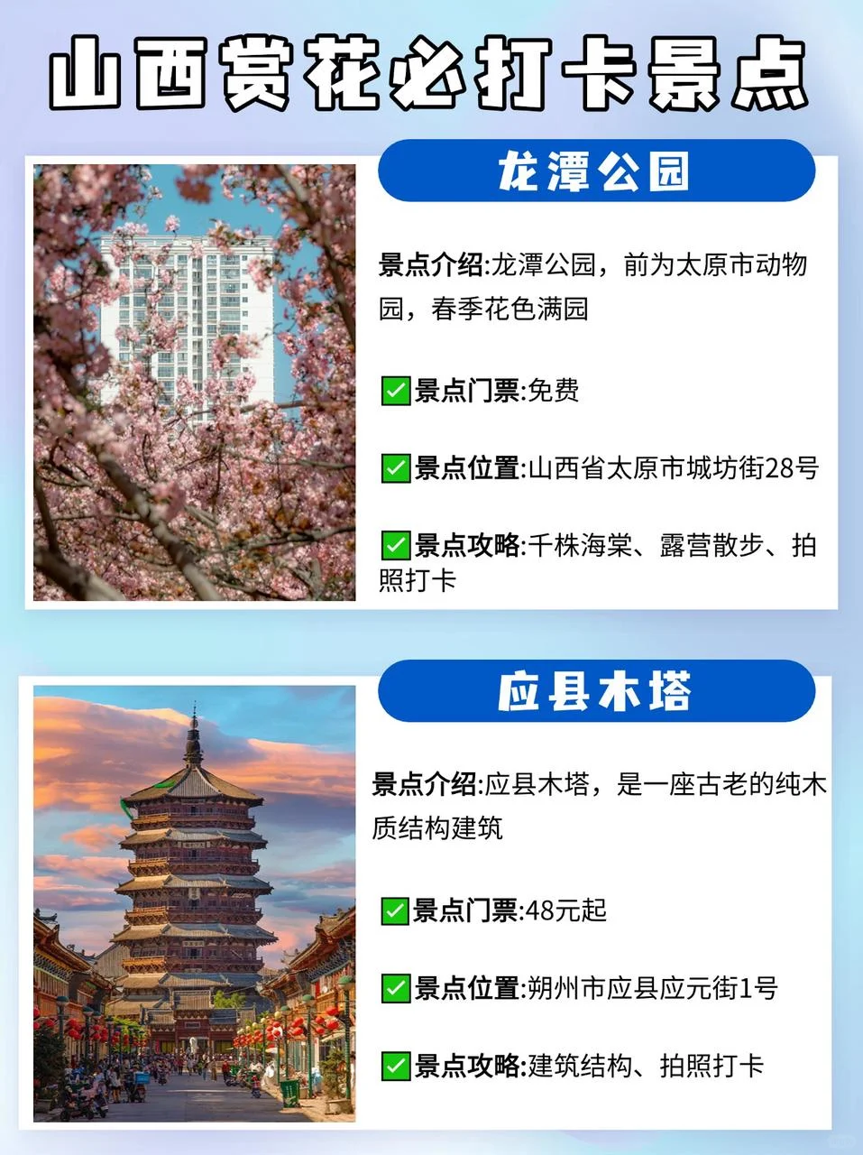 春日限定！花海里的古建拍照趠絶！