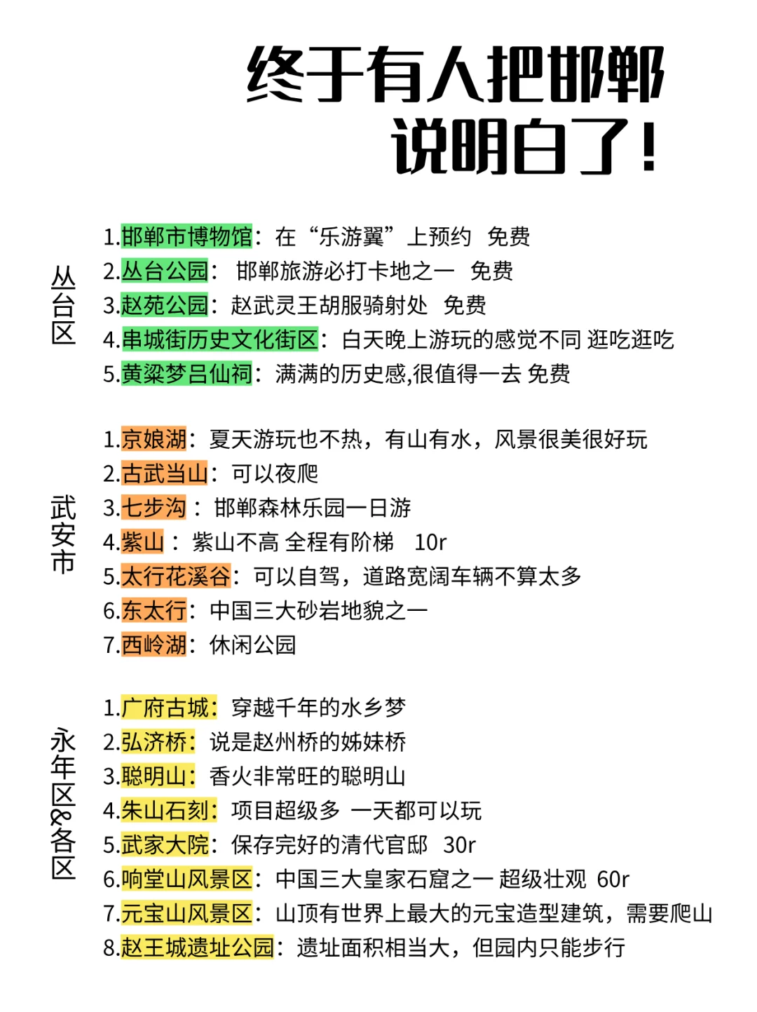 终于有人把邯郸说明白了！