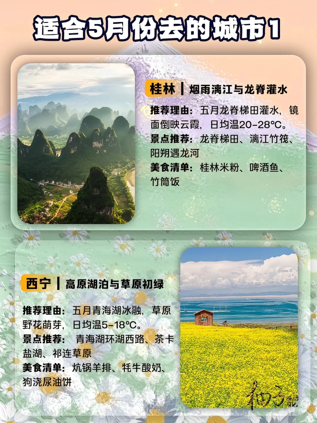 全国适合5月份去旅游的城市