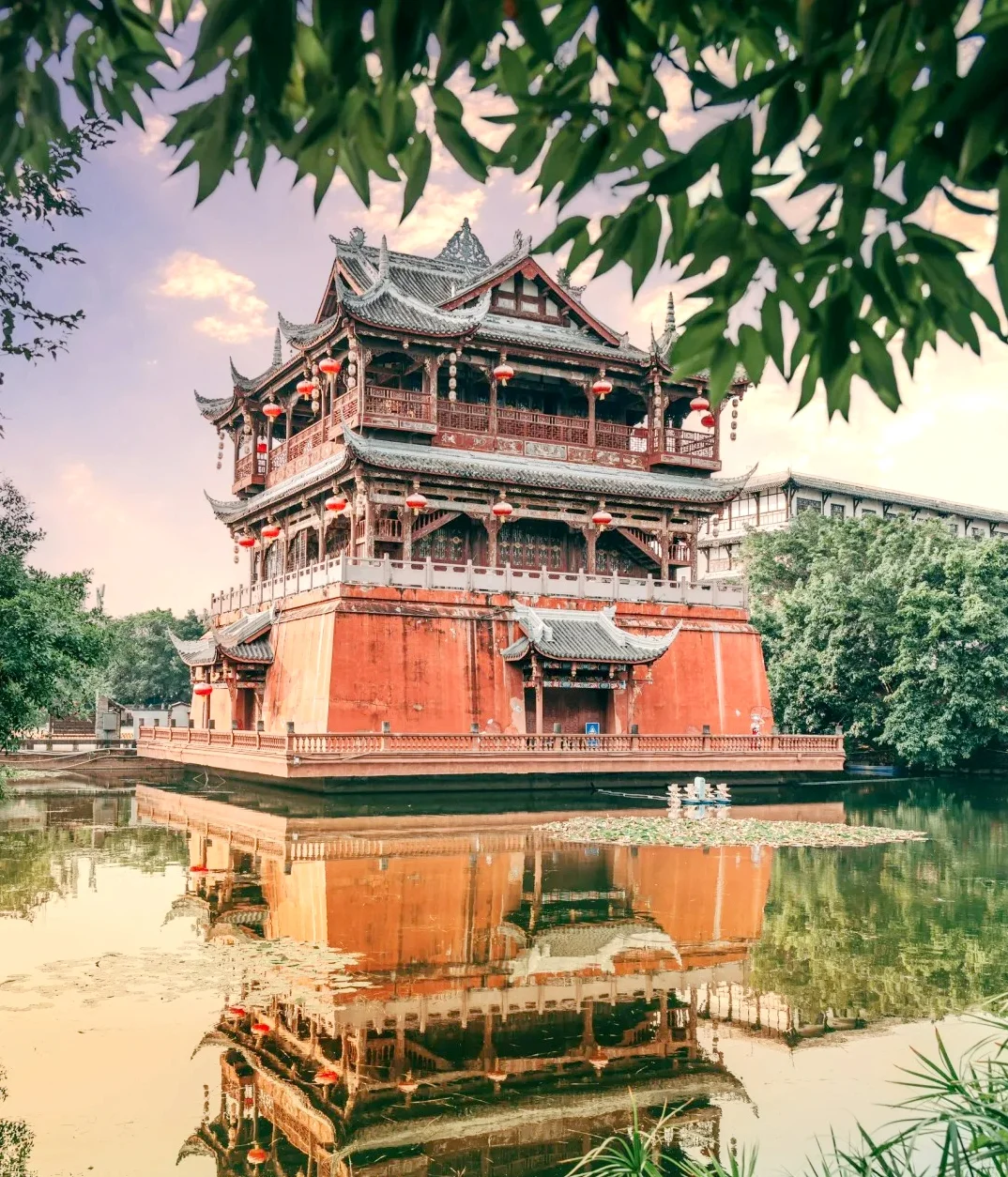 “椿去湫来,海棠花开”