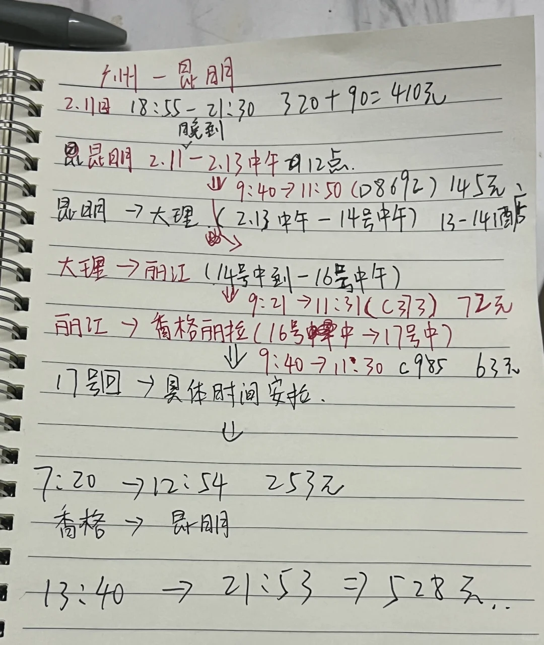 超详细不踩雷‼️人均2k+云南旅游攻略来啦