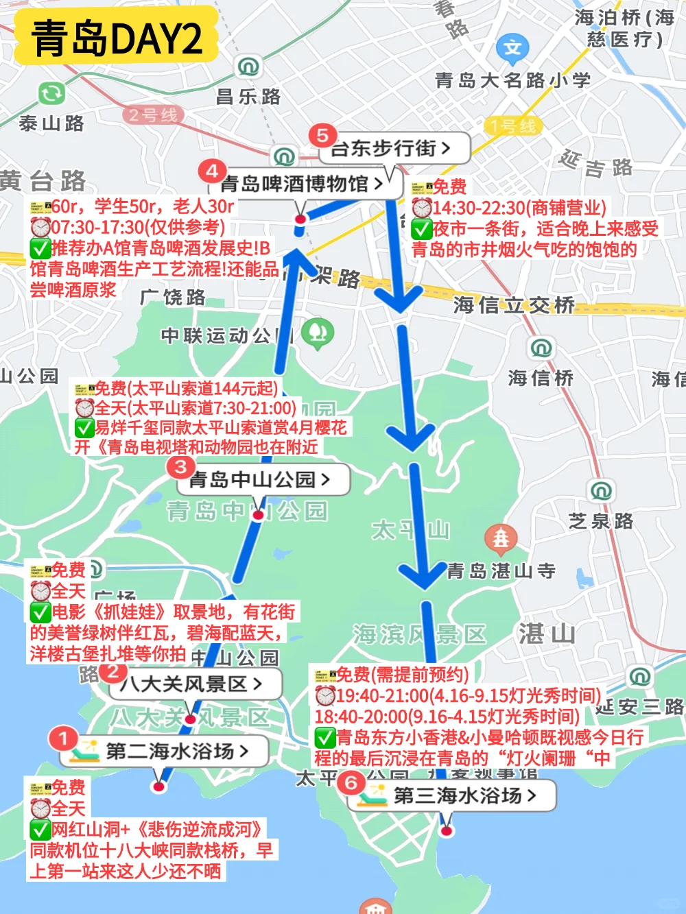 J人好恐怖…被闺蜜做的青岛攻略震撼