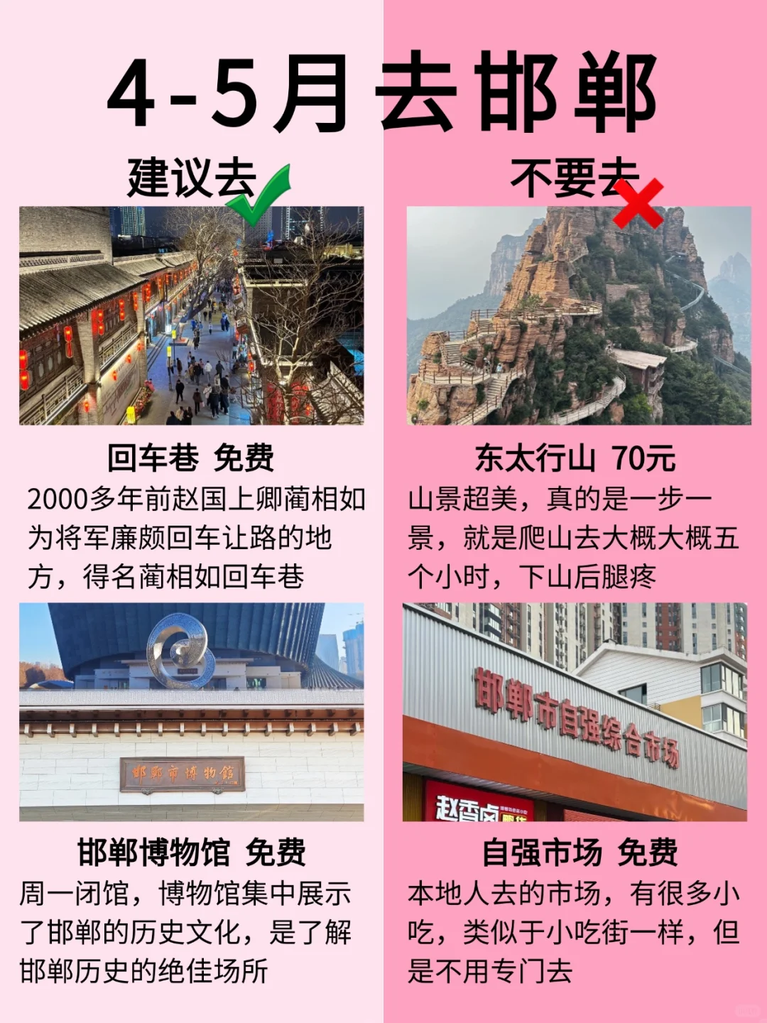 邯郸旅游攻略