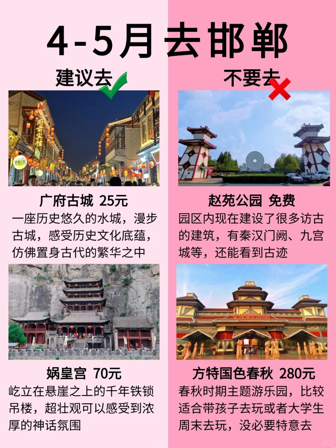 邯郸旅游攻略