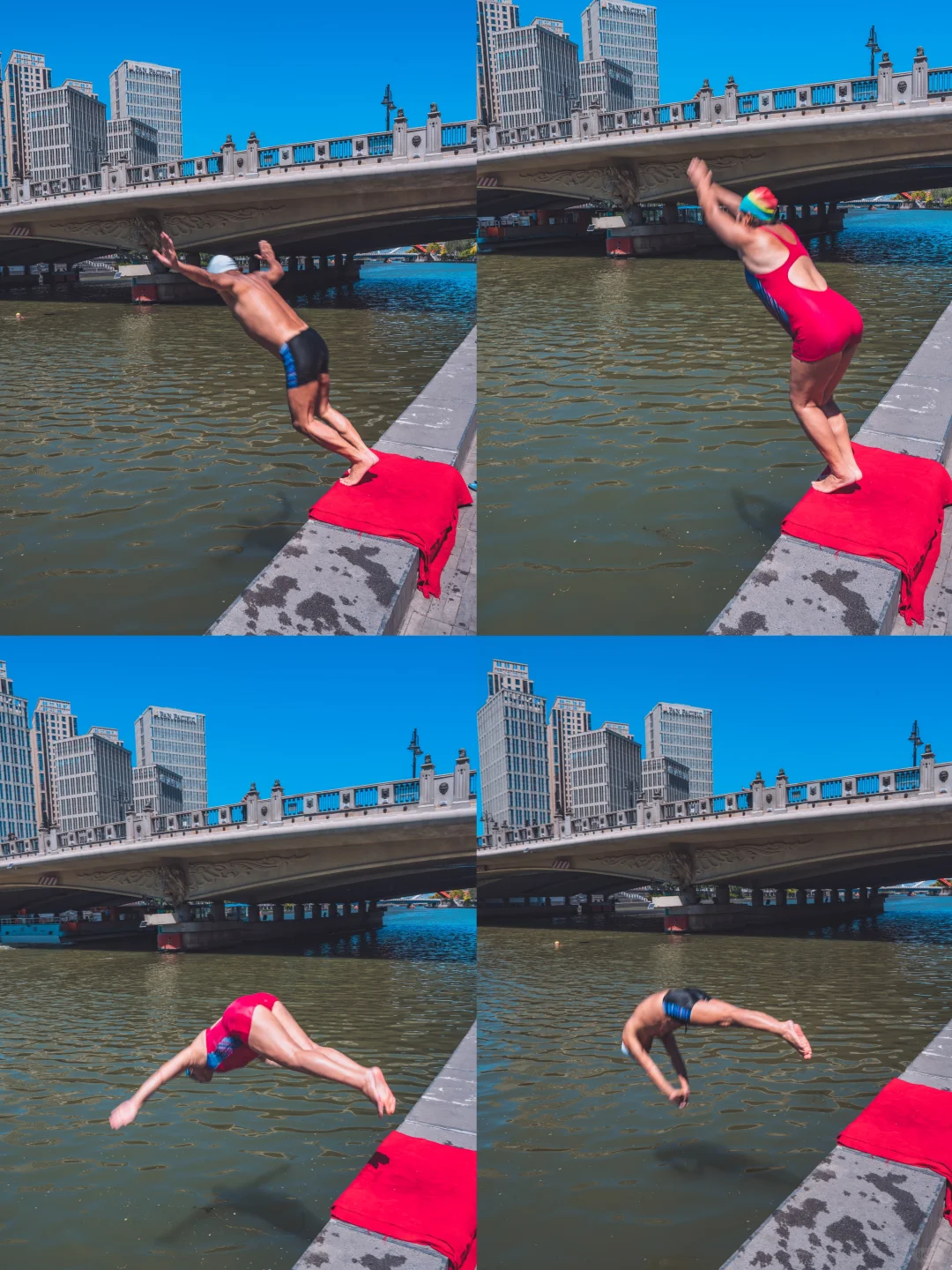 先出发再说｜天津8A景区：来狮子林桥看跳水