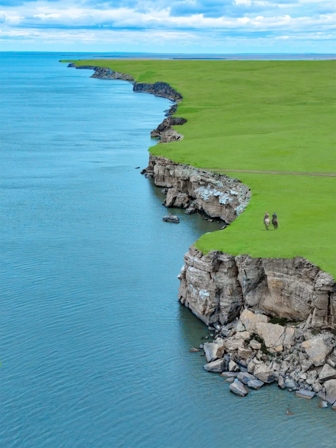 别问了！不是白崖！是呼伦贝尔草原尽头的海