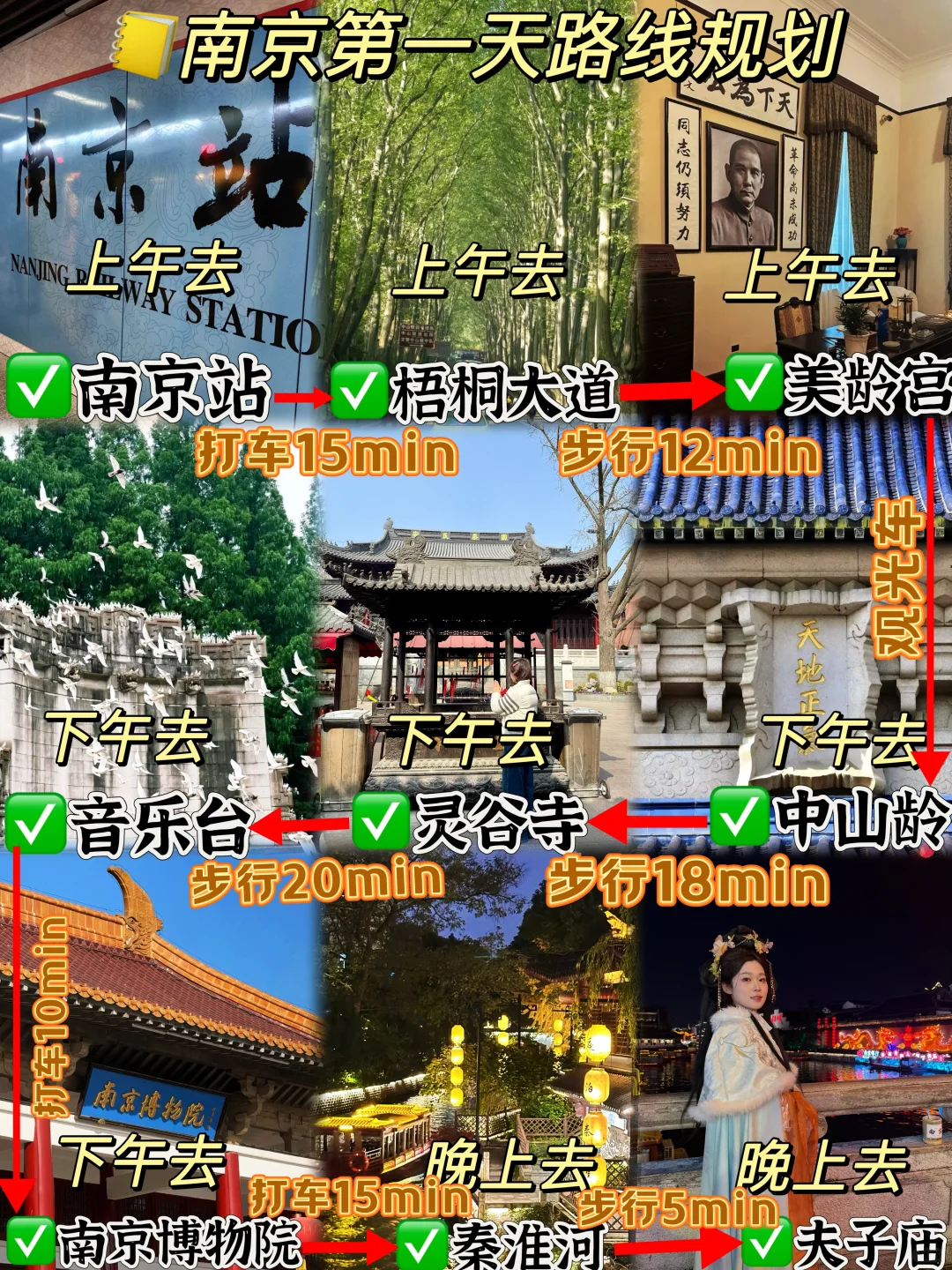 03女大📍南京/两日游详细版路线旅游攻略❗️