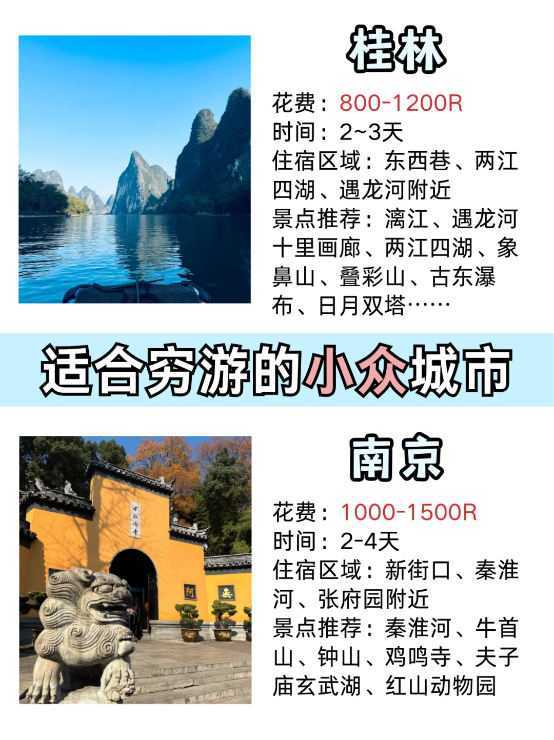 4-5月淡季适合穷游的八个城市❗️放心码住