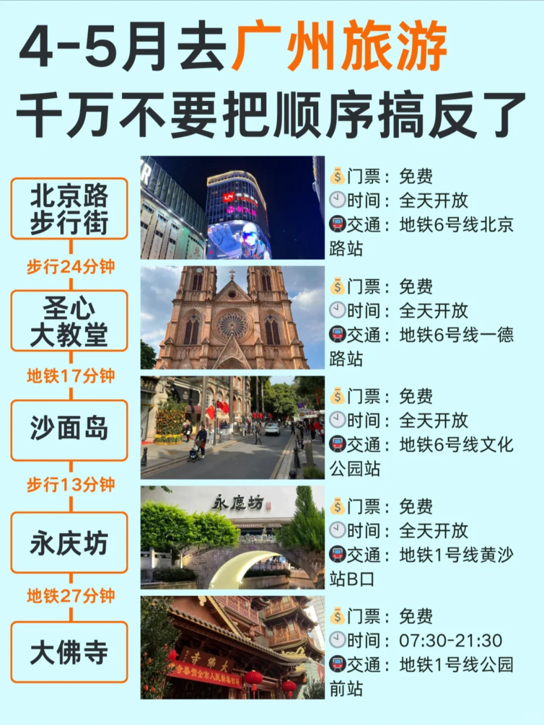 终于有人把4~5🈷️广州旅游攻略讲清楚