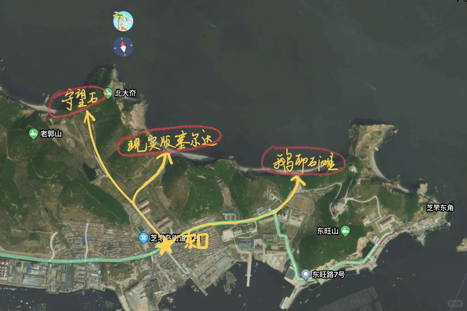 没出国！烟台被遗忘的小众海岛芝罘岛🌊好美！