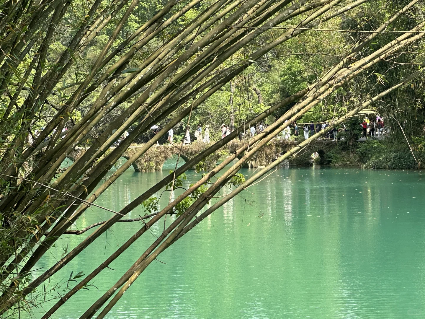 被绿水青山冲击的一天 哦不 是青蓝色的湖水