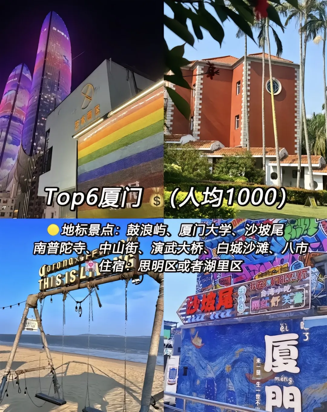 强烈推荐‼️国内适合穷游的9个城市