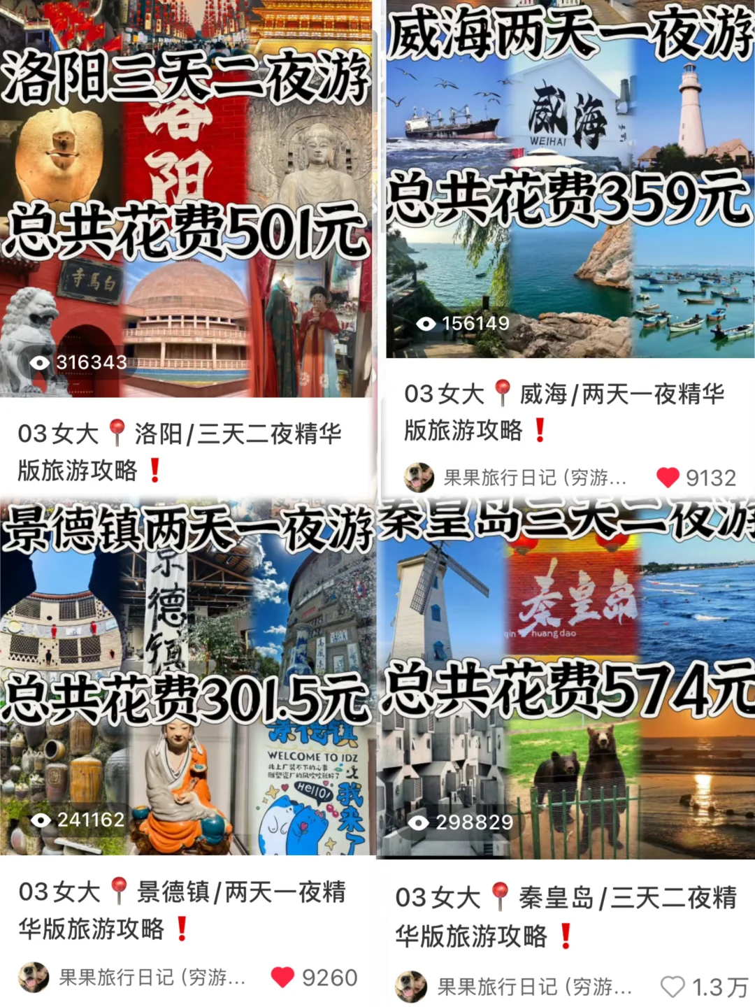 因为一个人穷游80城不到一年收获了1.7w‼️