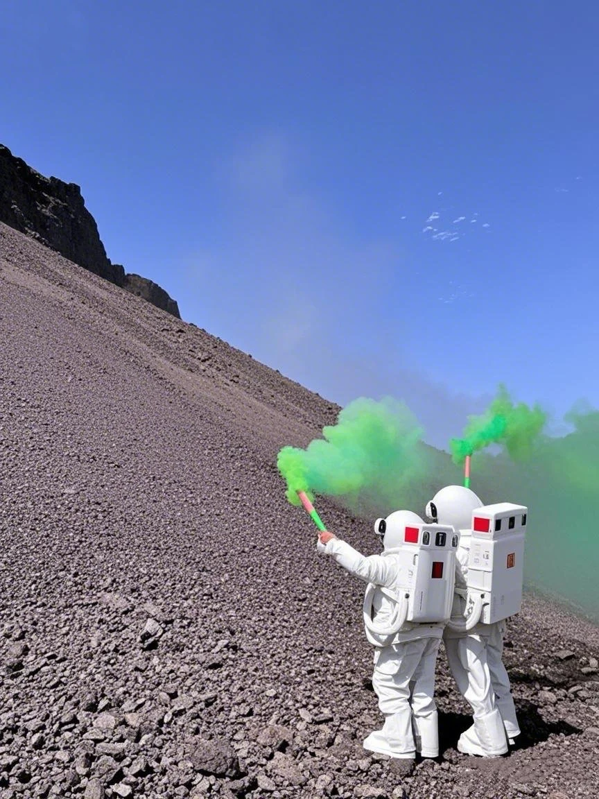 五一避开人挤人❌我选择去火山+沙漠“发疯”🔥