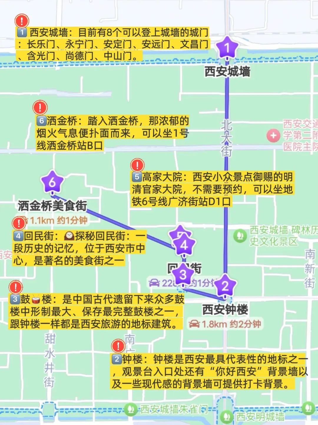 西安三天二晚超详细旅游攻略 不绕路版