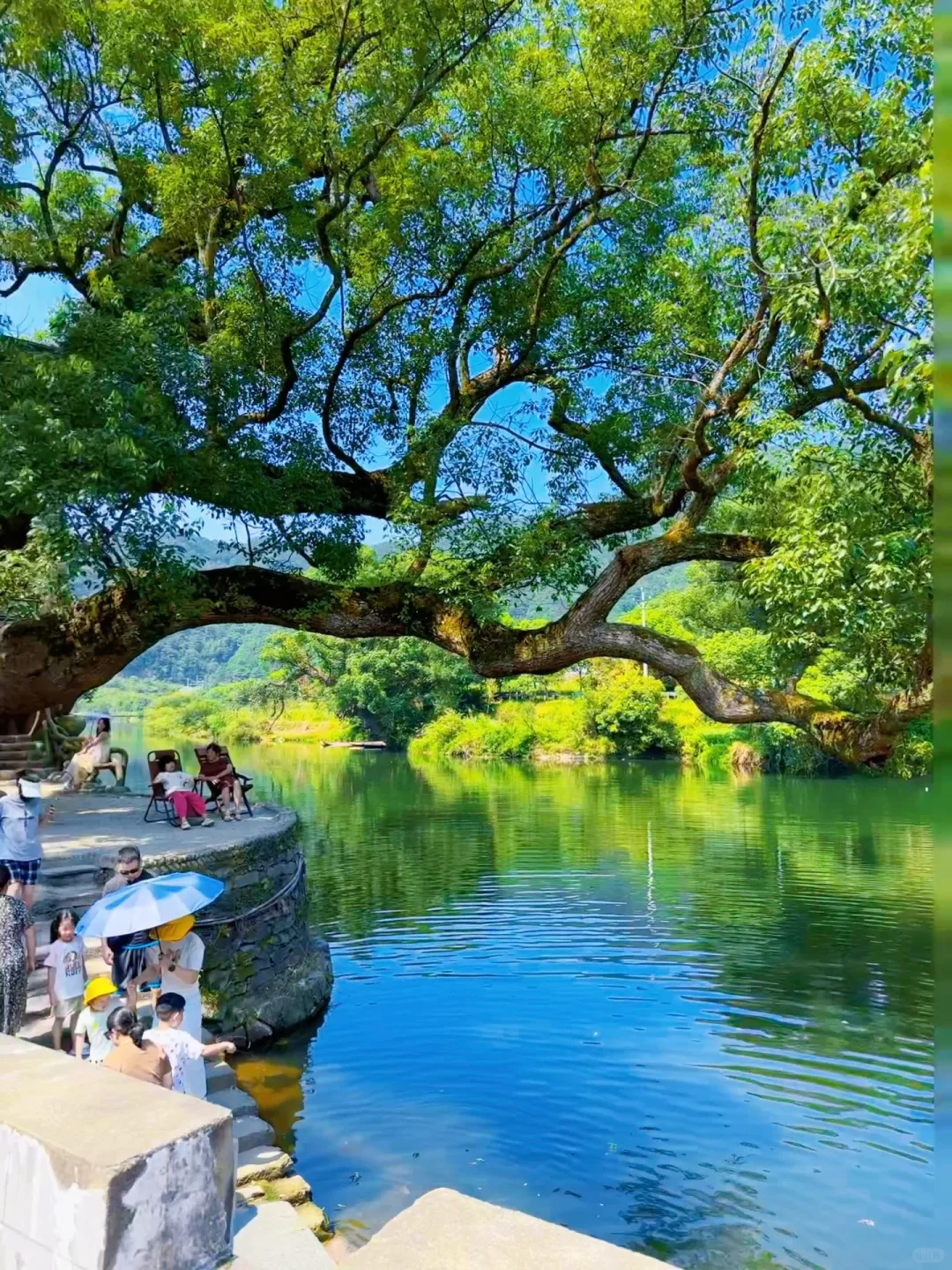 上坦村｜小众千年古村落体验竹筏漂流