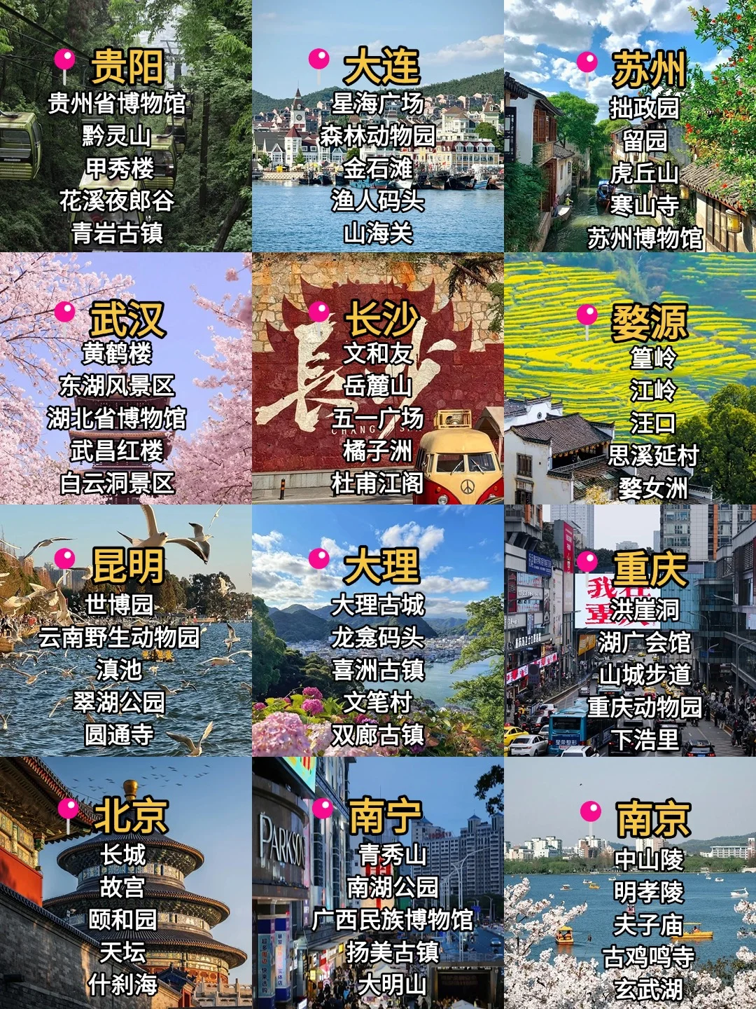超热门的十二个宝藏旅游城市✨