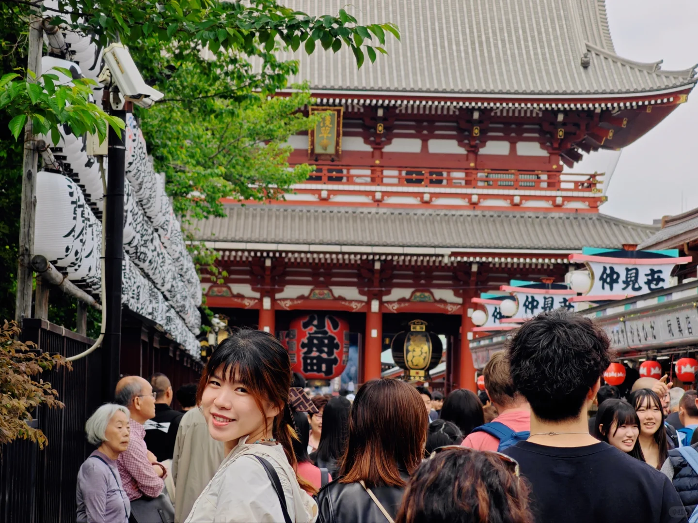 浅草寺人从众