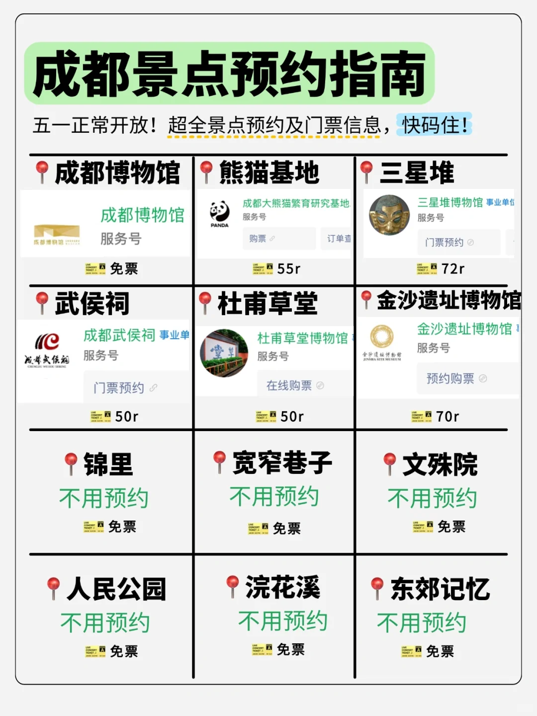 五一成都 4 天 3 夜懒人游，拒绝早起！