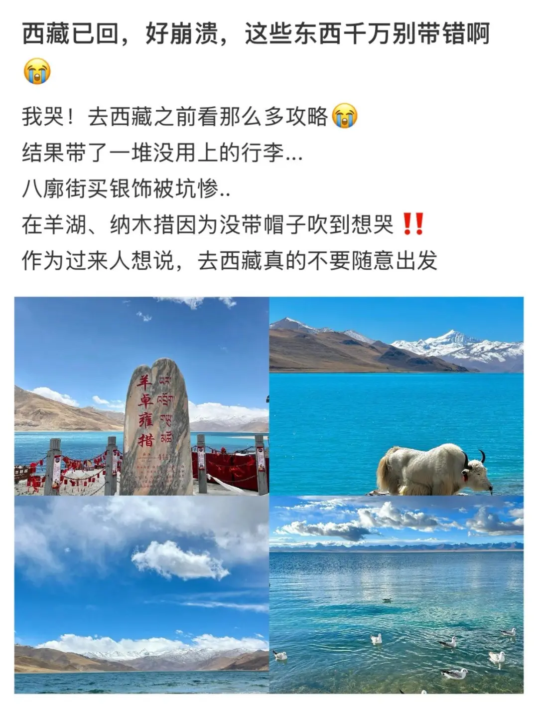 西藏旅游现状，这些东西别乱带😭