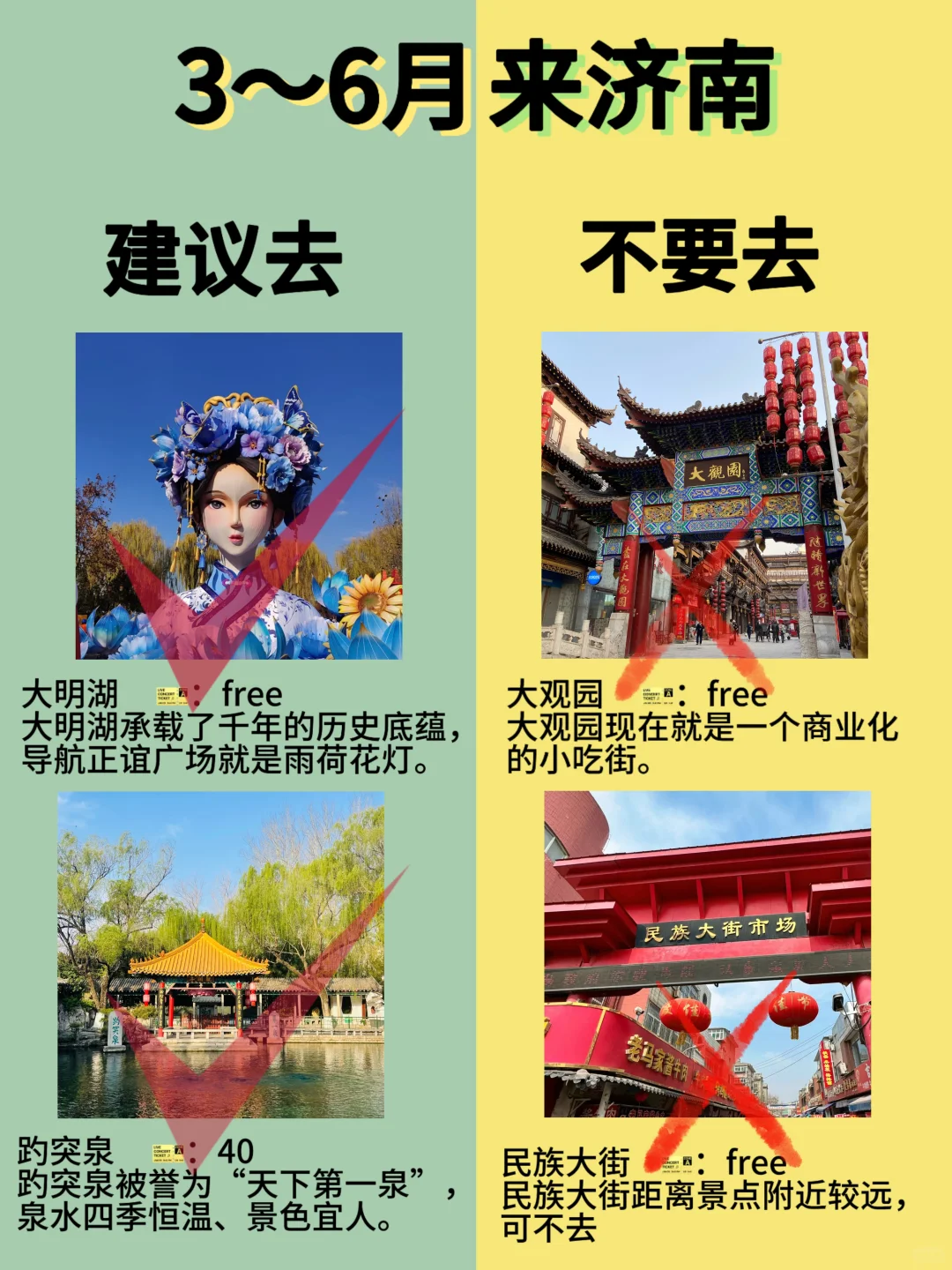 3～6月来济南旅游的宝子们必看
