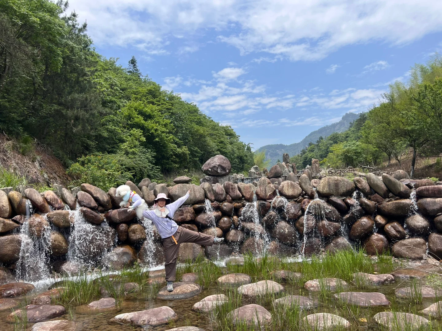 徒步/岩门下村景区环线-绝美瀑布~