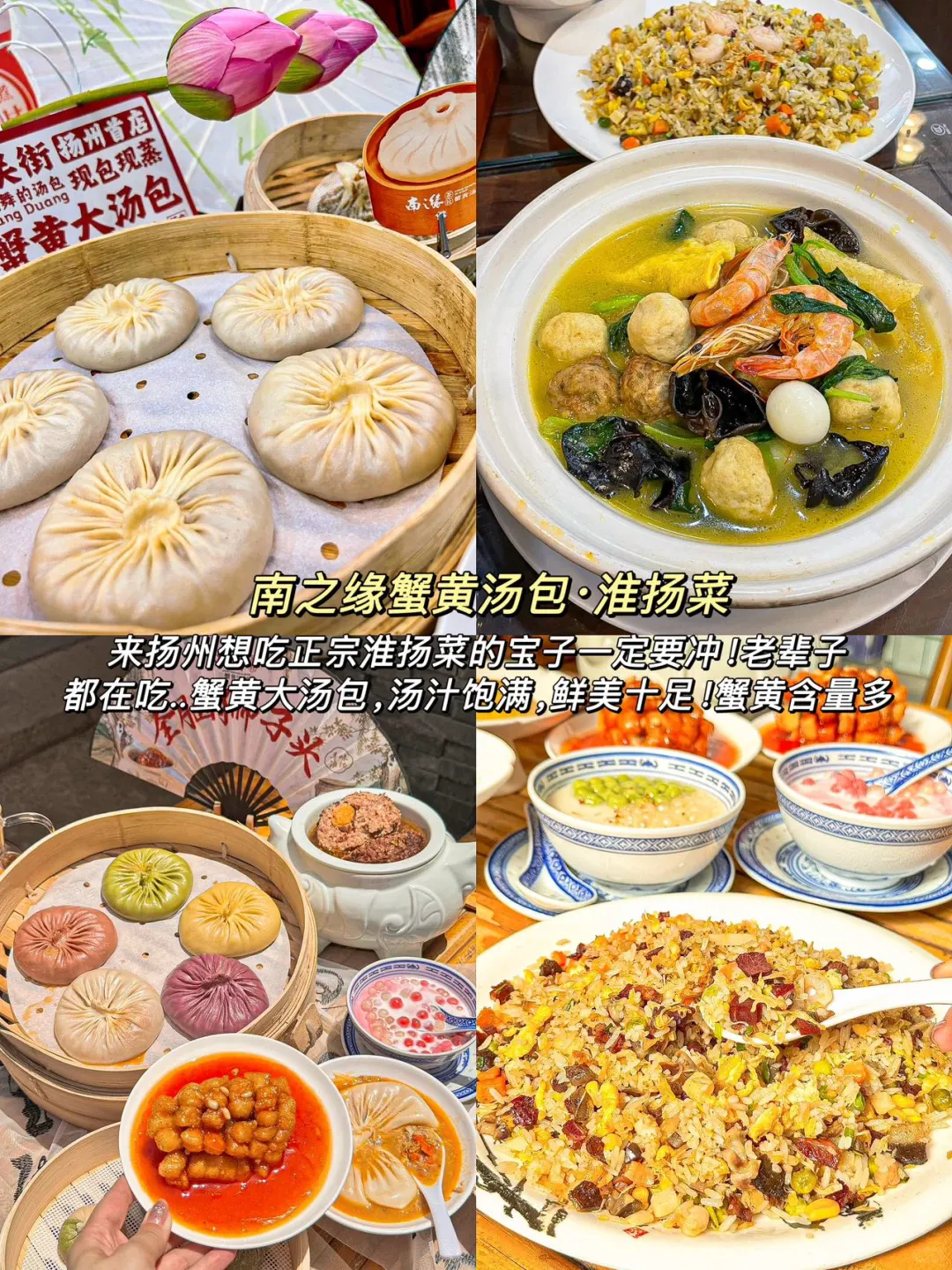 熬夜整理‼️扬州特种兵纯吃+纯玩一日游攻略
