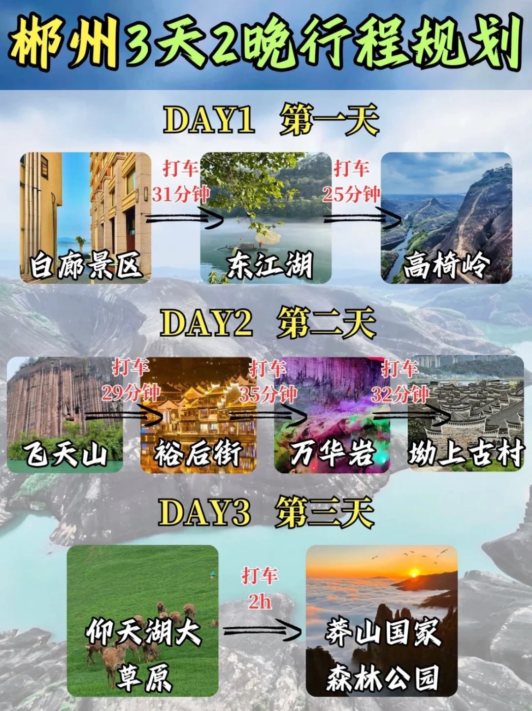 郴州9大必打卡景点，你去过几个？