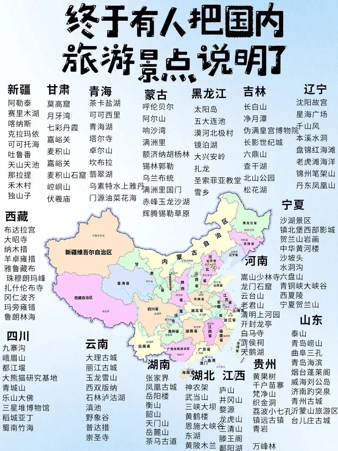 国内旅游为孩子收藏好