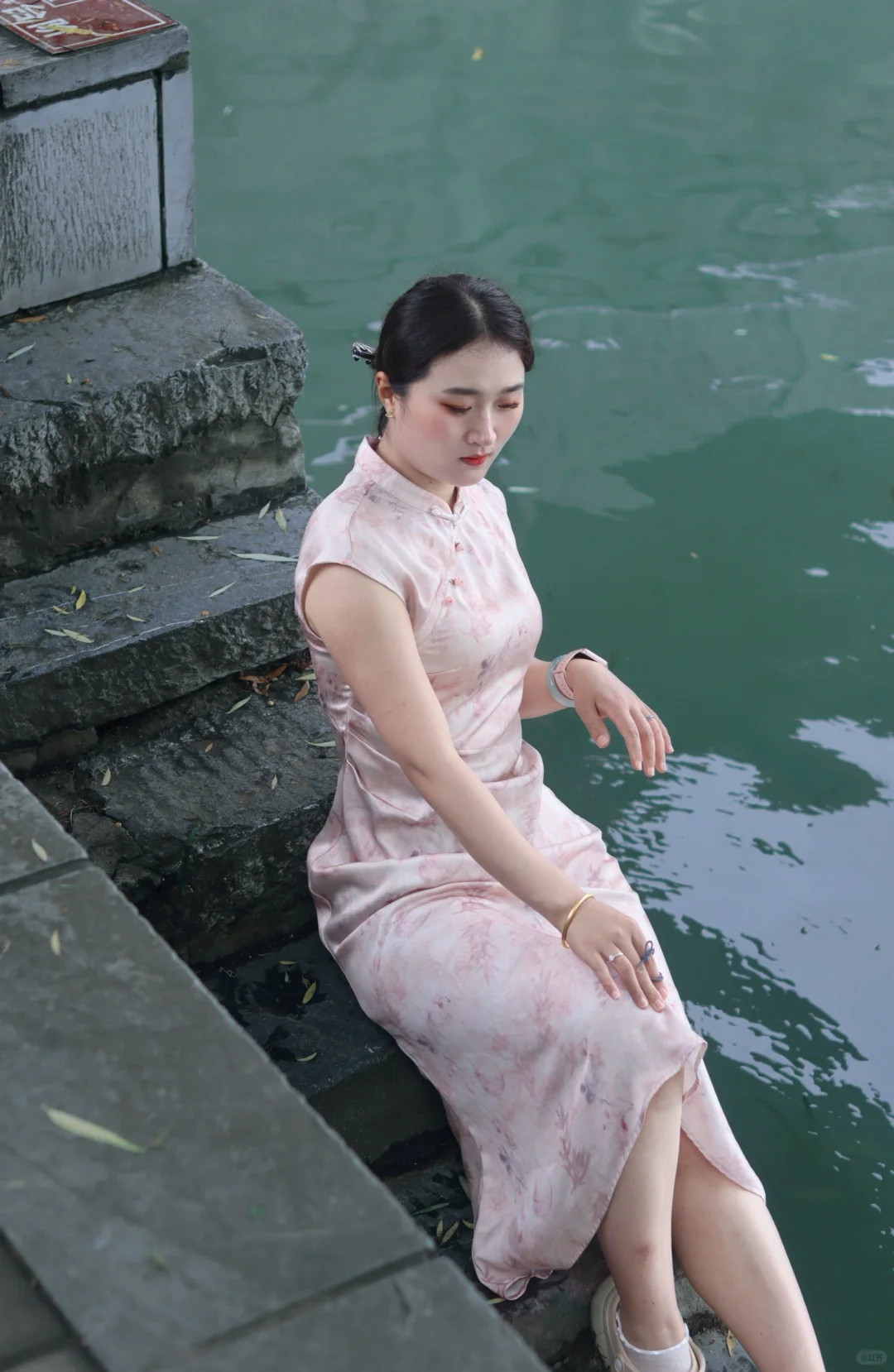 逍遥津拍照