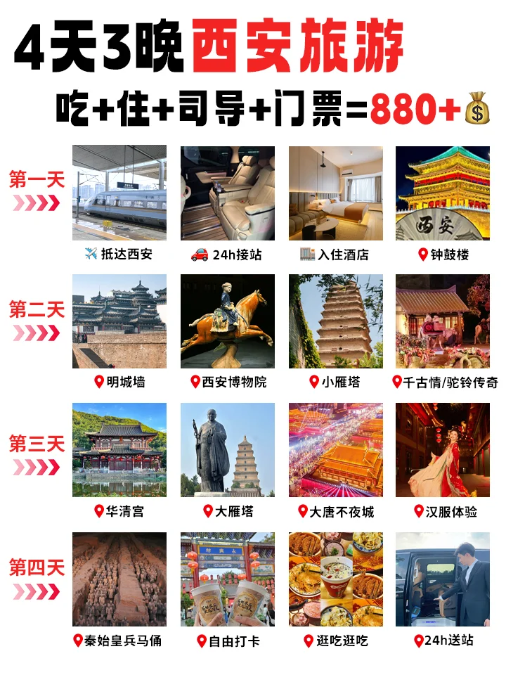 西安旅游宝典 | 1k+💰全搞定！梦回大唐
