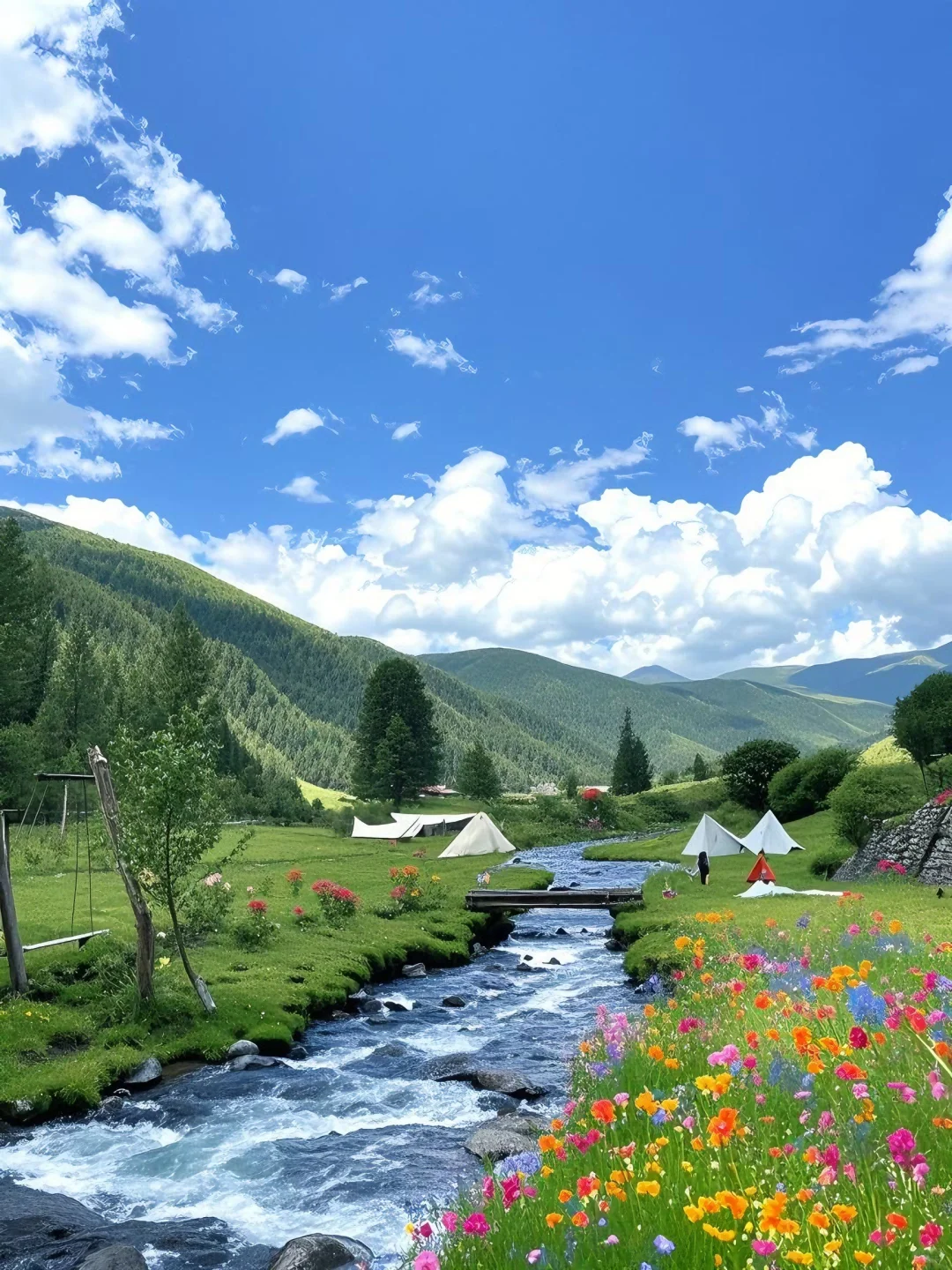 不在瑞士...6-8月的川西🏔️！！💐美到失语….
