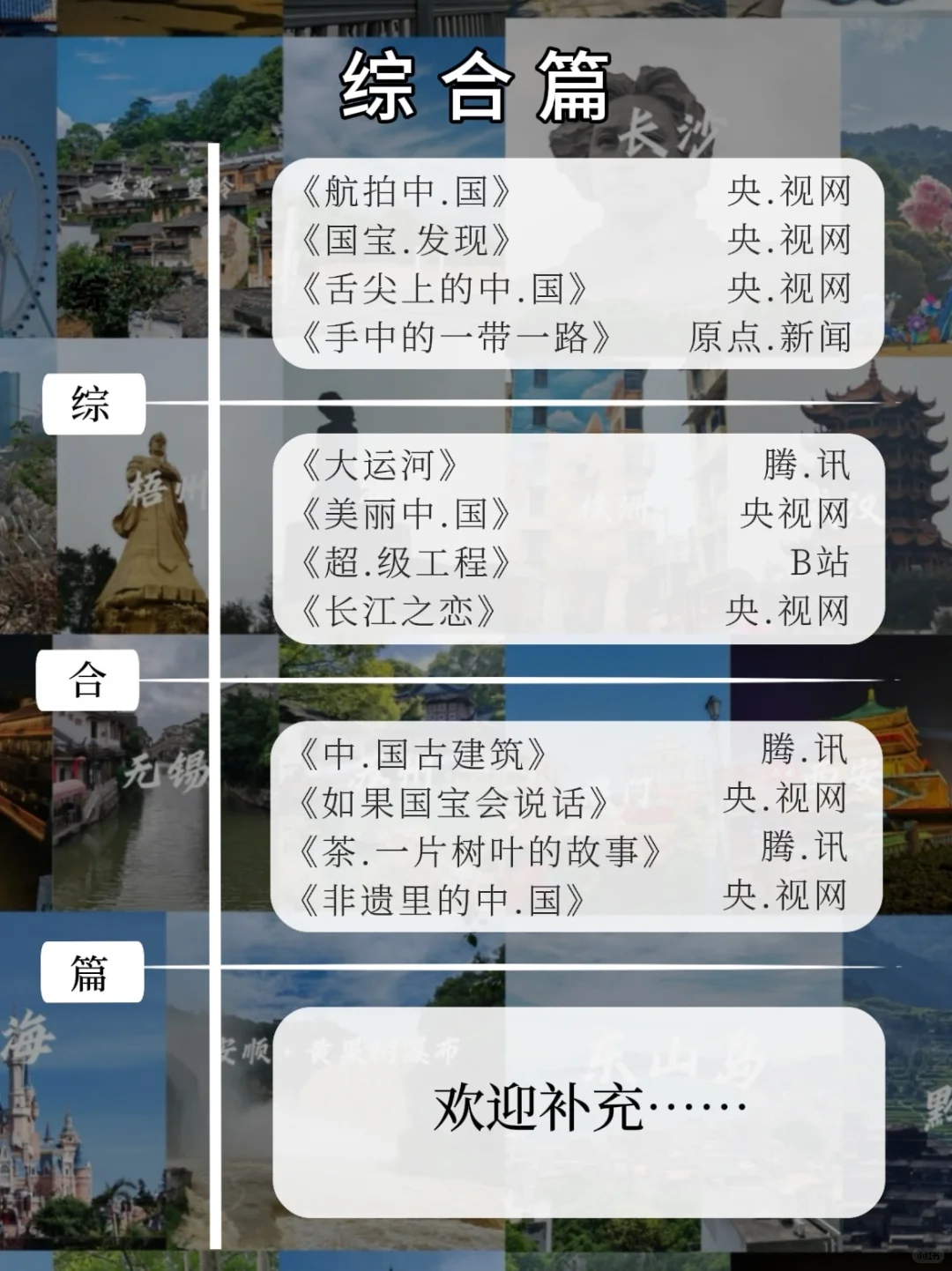 🔥喜欢旅游的你，一定要看的204部纪录片‼️